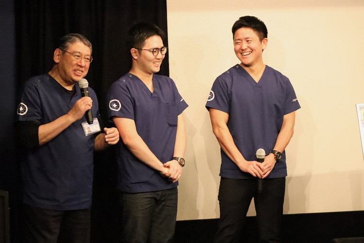 左から北川喜己医師、櫻木佑医師、蜂矢康二医師